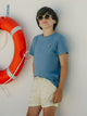 Fato de banho infantil multiraquete amarelo