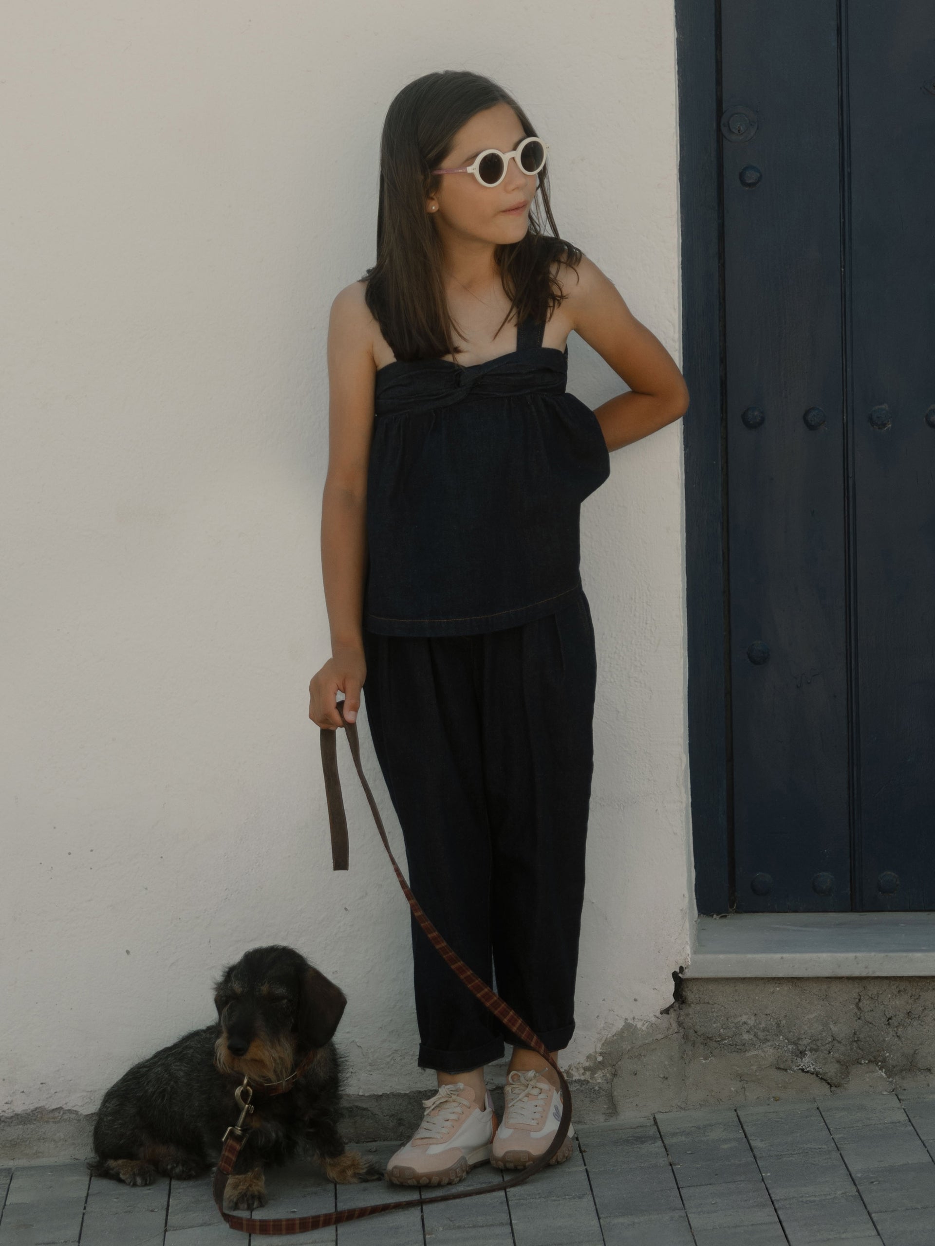 Pantalon girl denim azul
