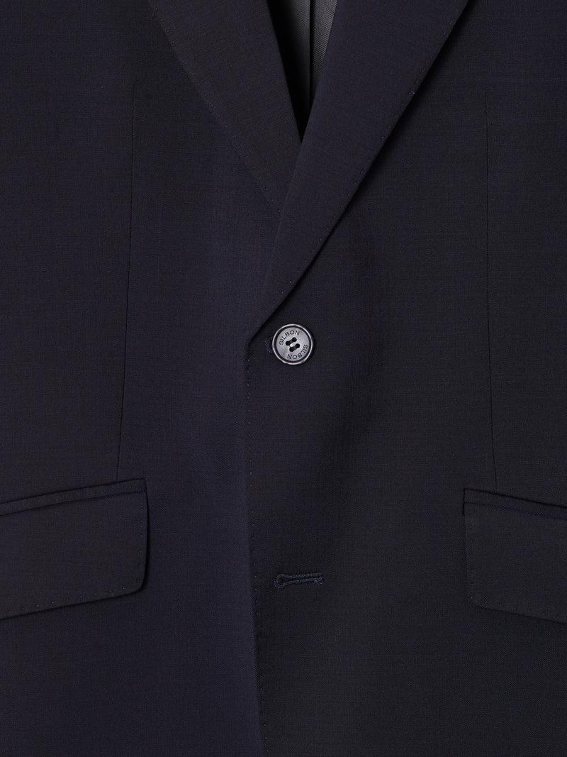 Light blue natural stretch suit jacket