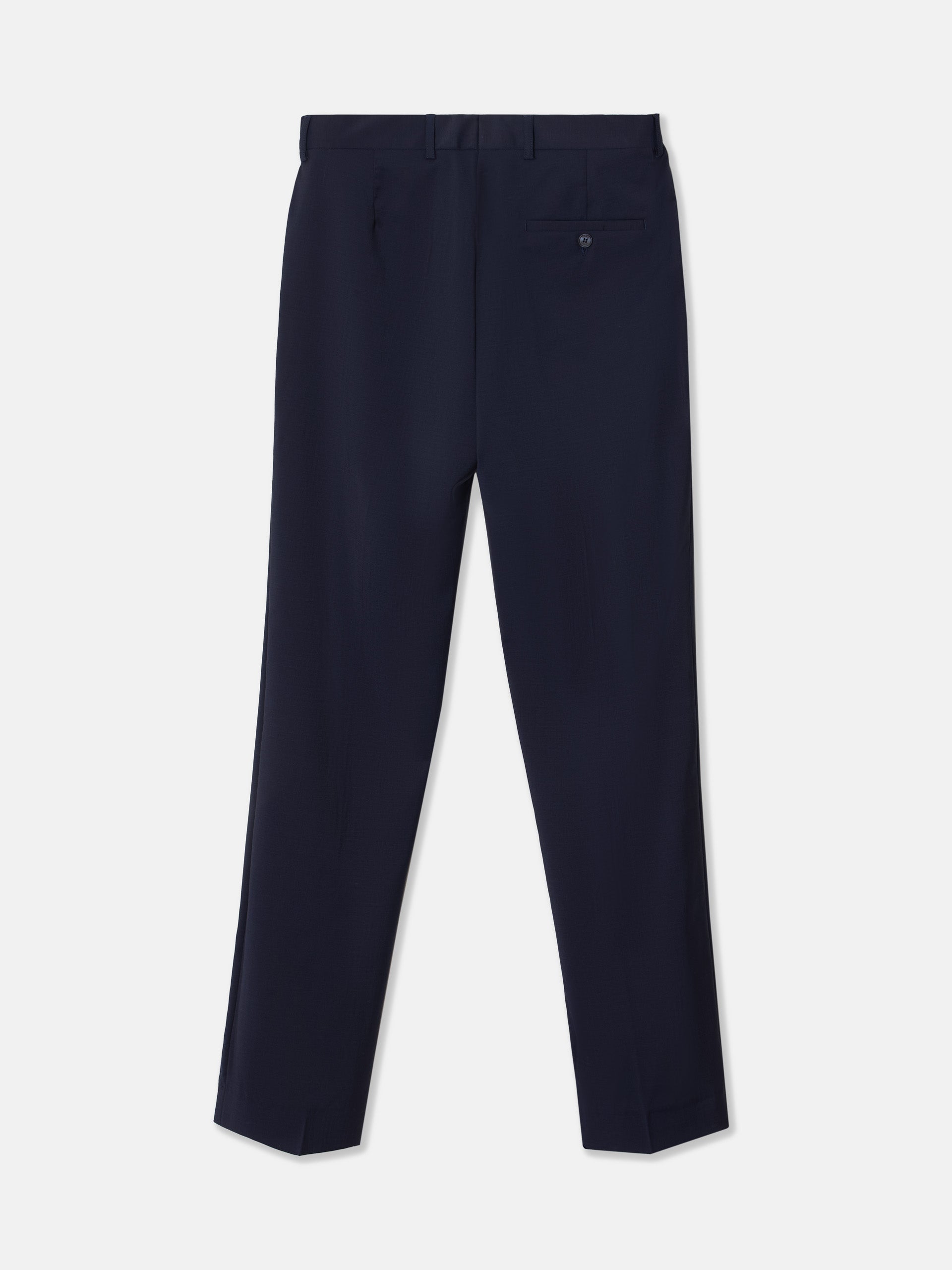 Light blue natural stretch suit trousers
