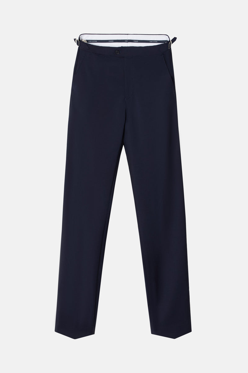 Light blue chaque stretch trousers