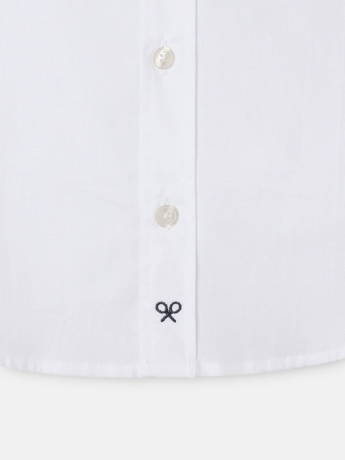 Chemise habillée enfant à poignets simples blanche
