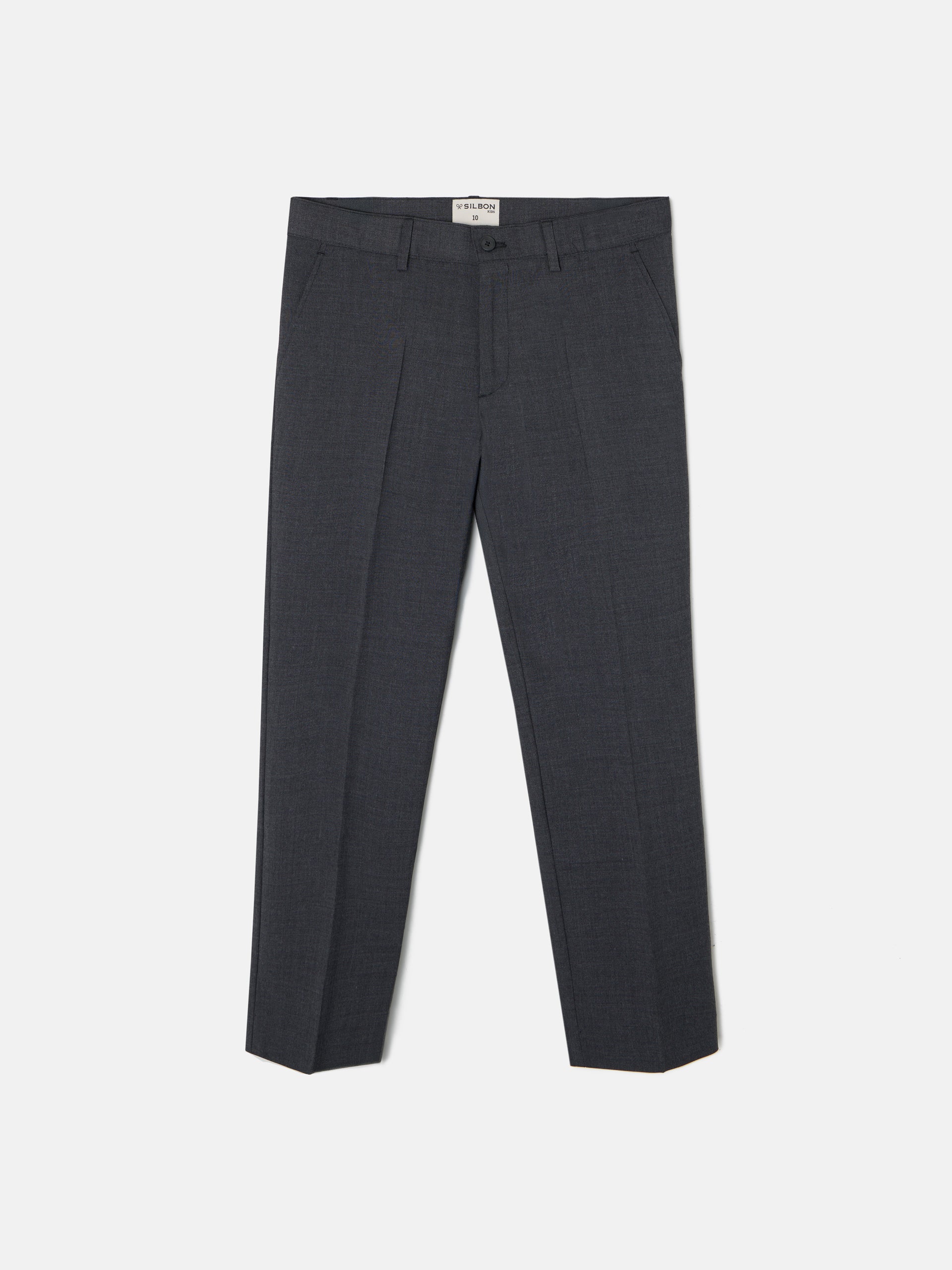 Pantalon vestir kids clasico gris