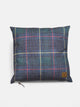 Cojin cuadro tartan verde