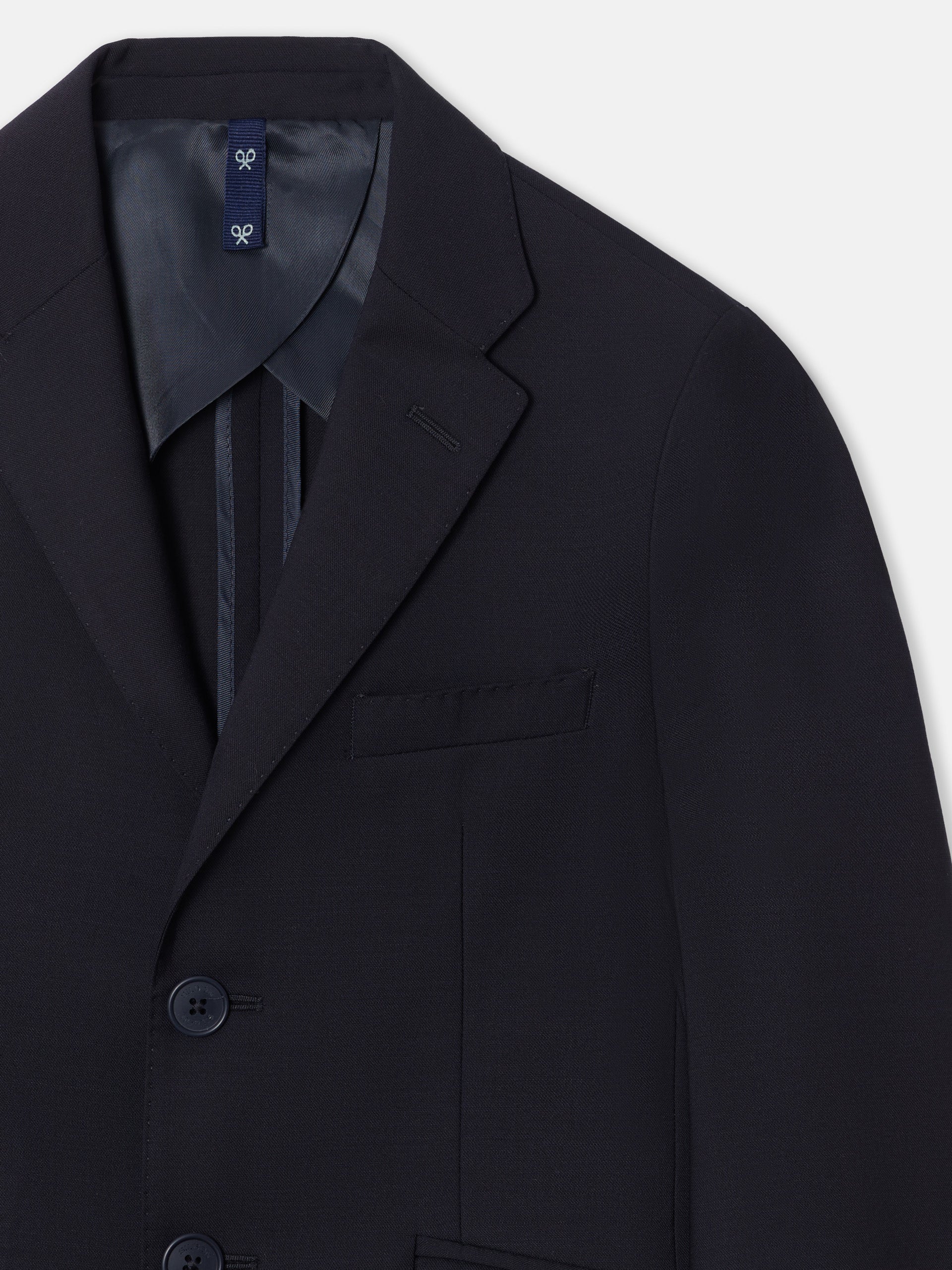 Veste blazer classique enfant bleu marine