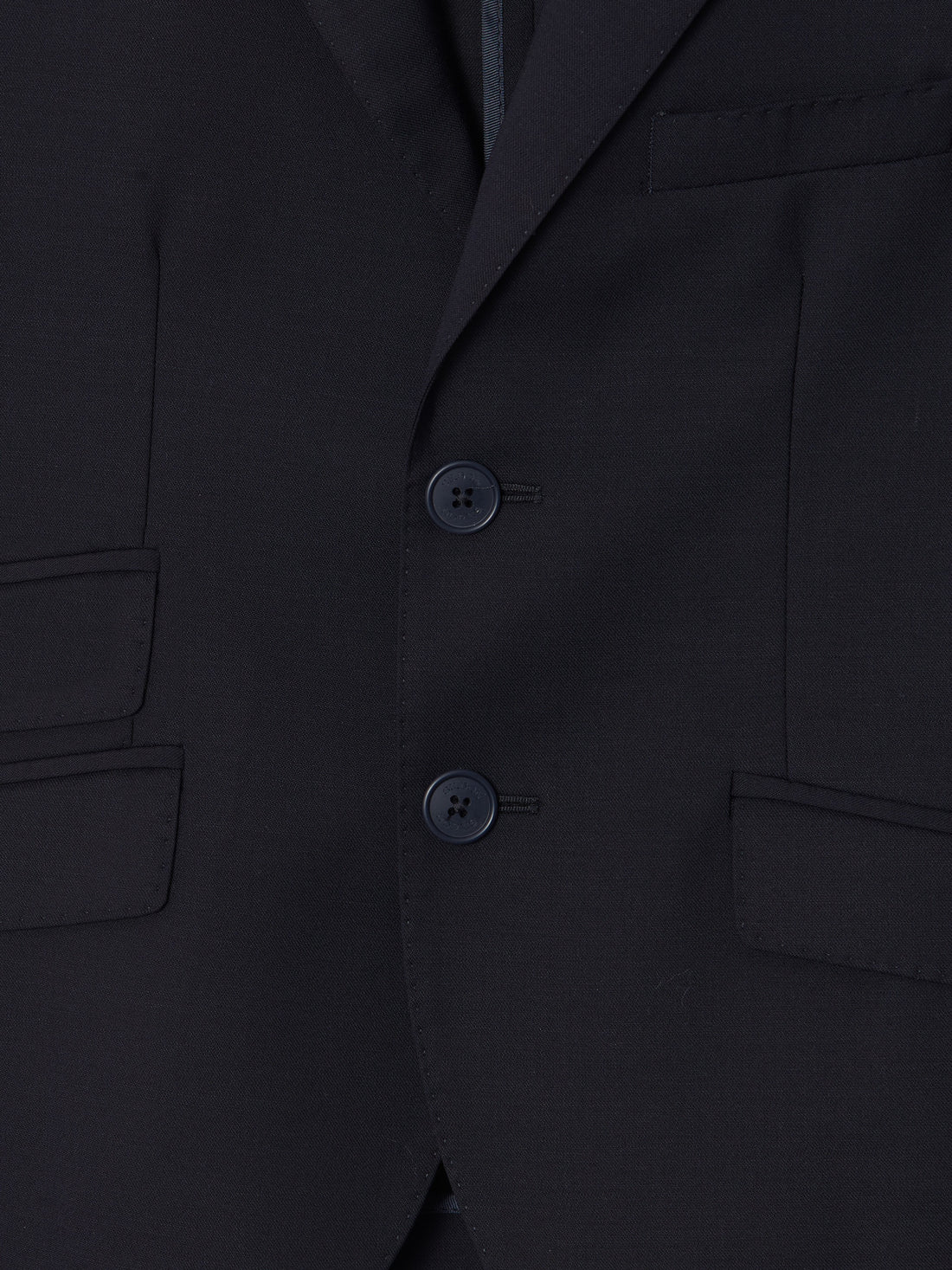 Blazer clássico liso azul-marinho para crianças