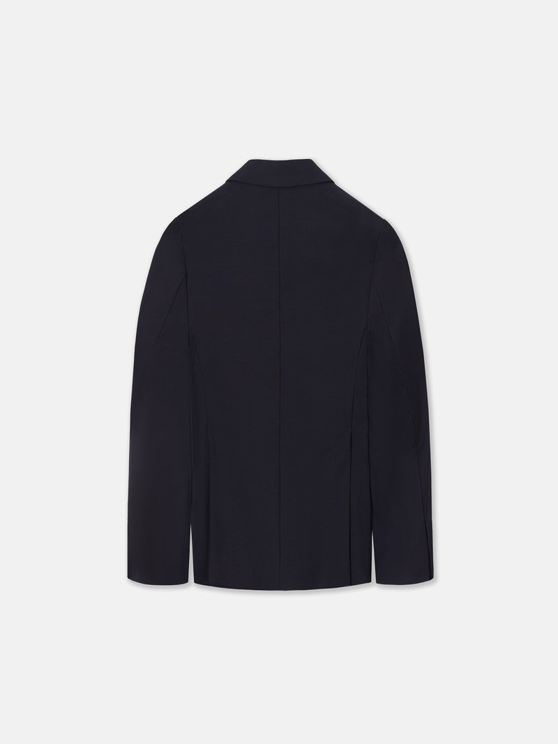 Blazer clássico liso azul-marinho para crianças