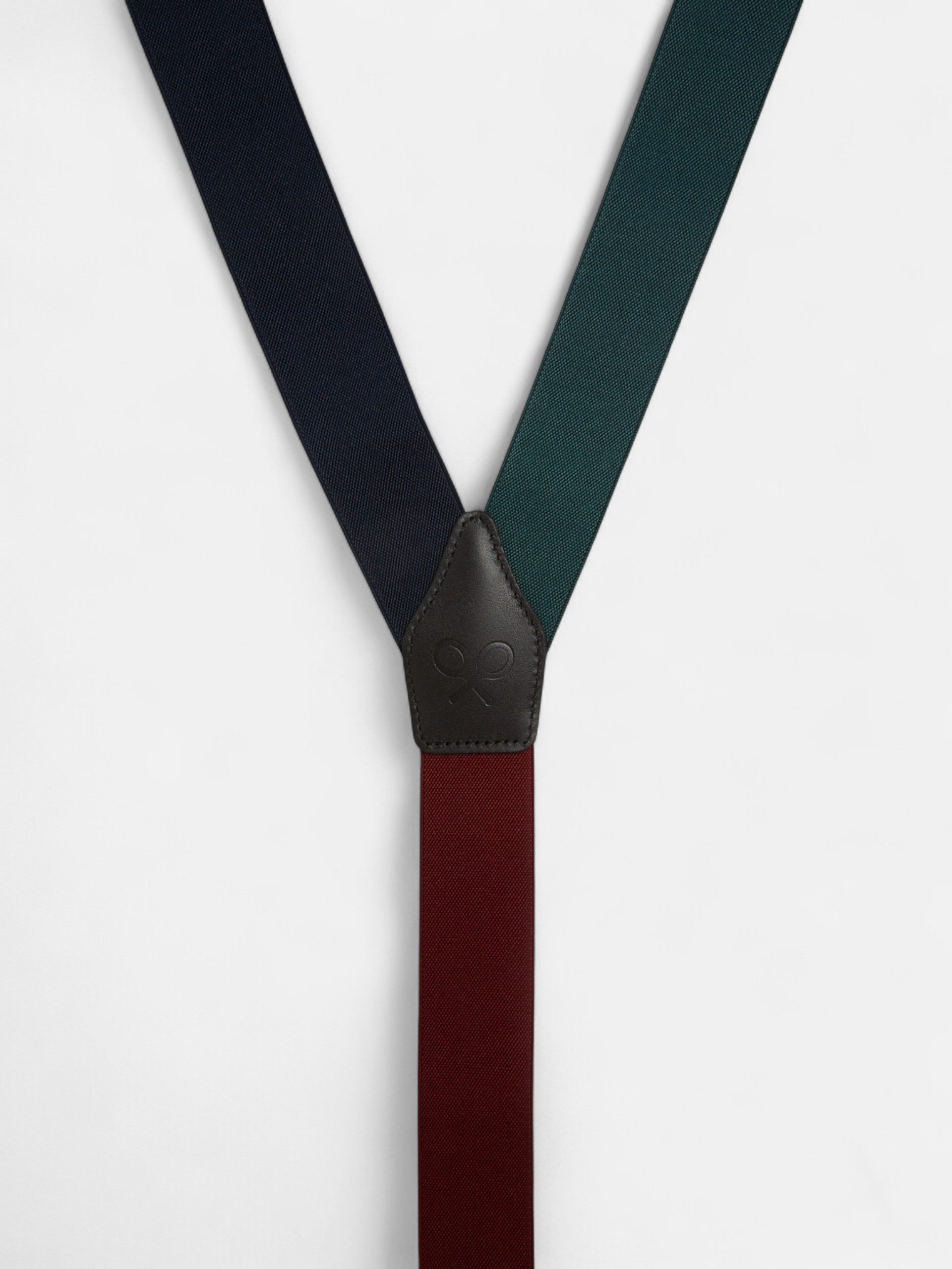 Silbon multicolor suspenders