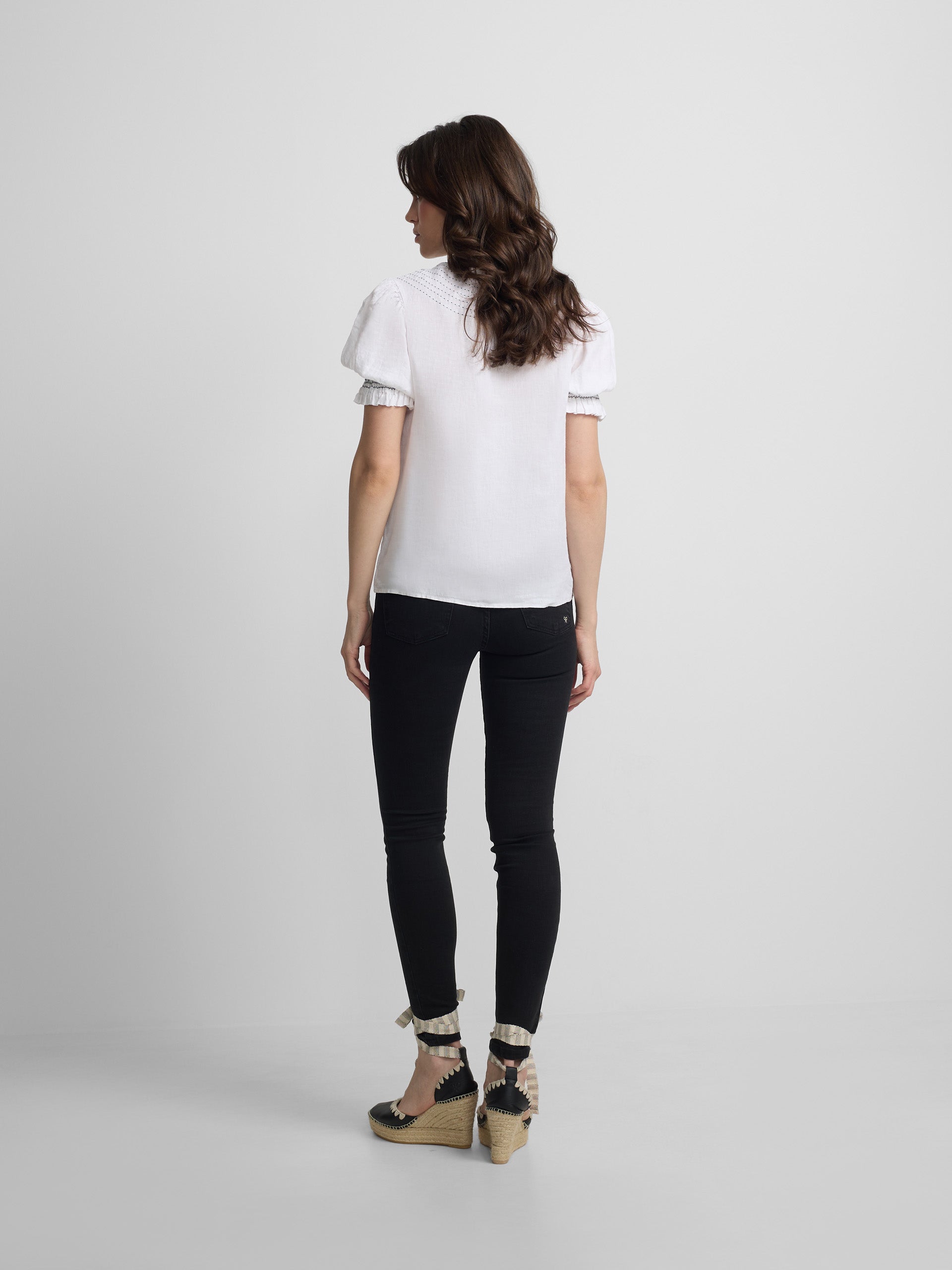 Pantalon femme slim fit noir