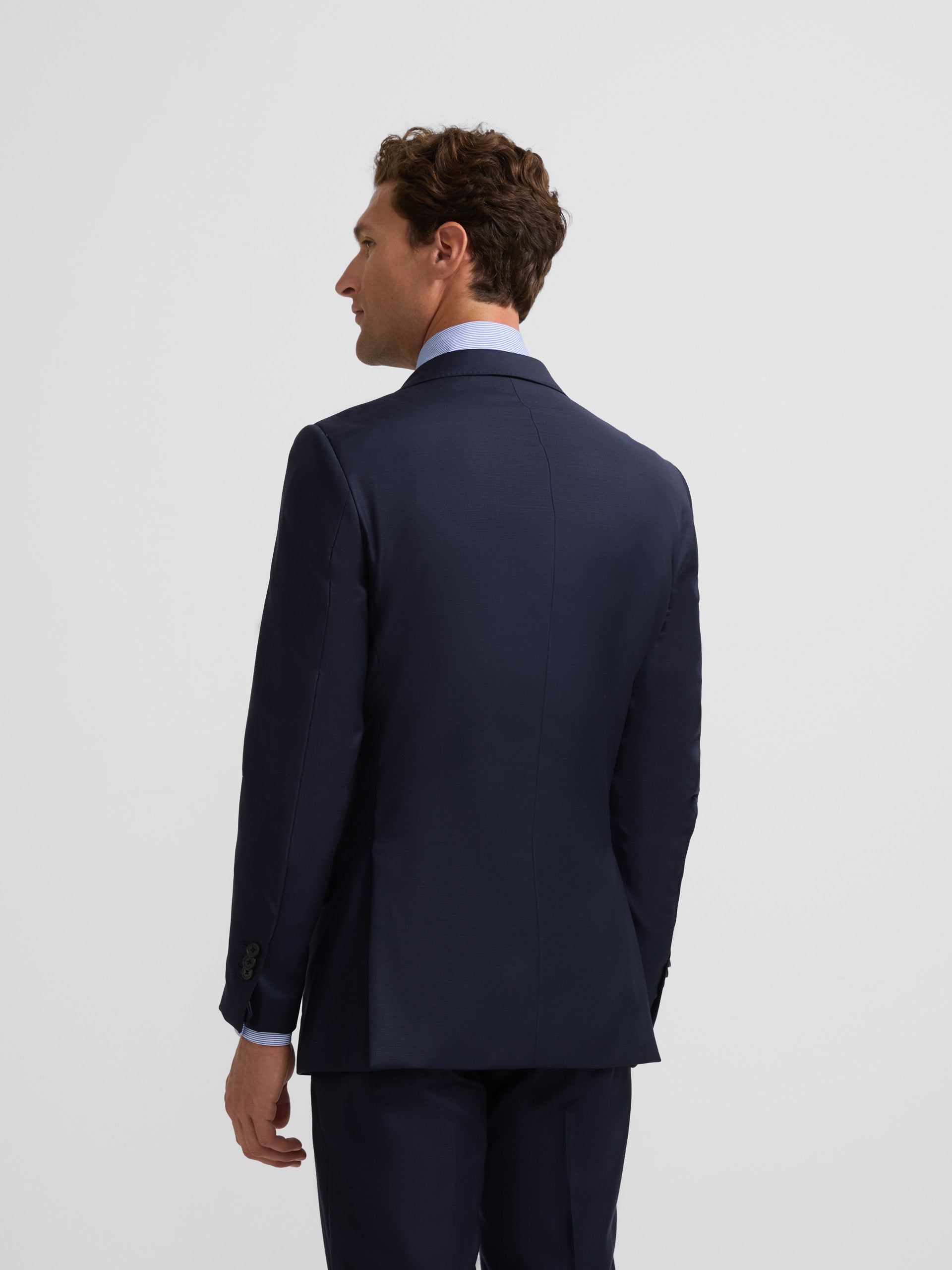 Essential medium blue suit jacket