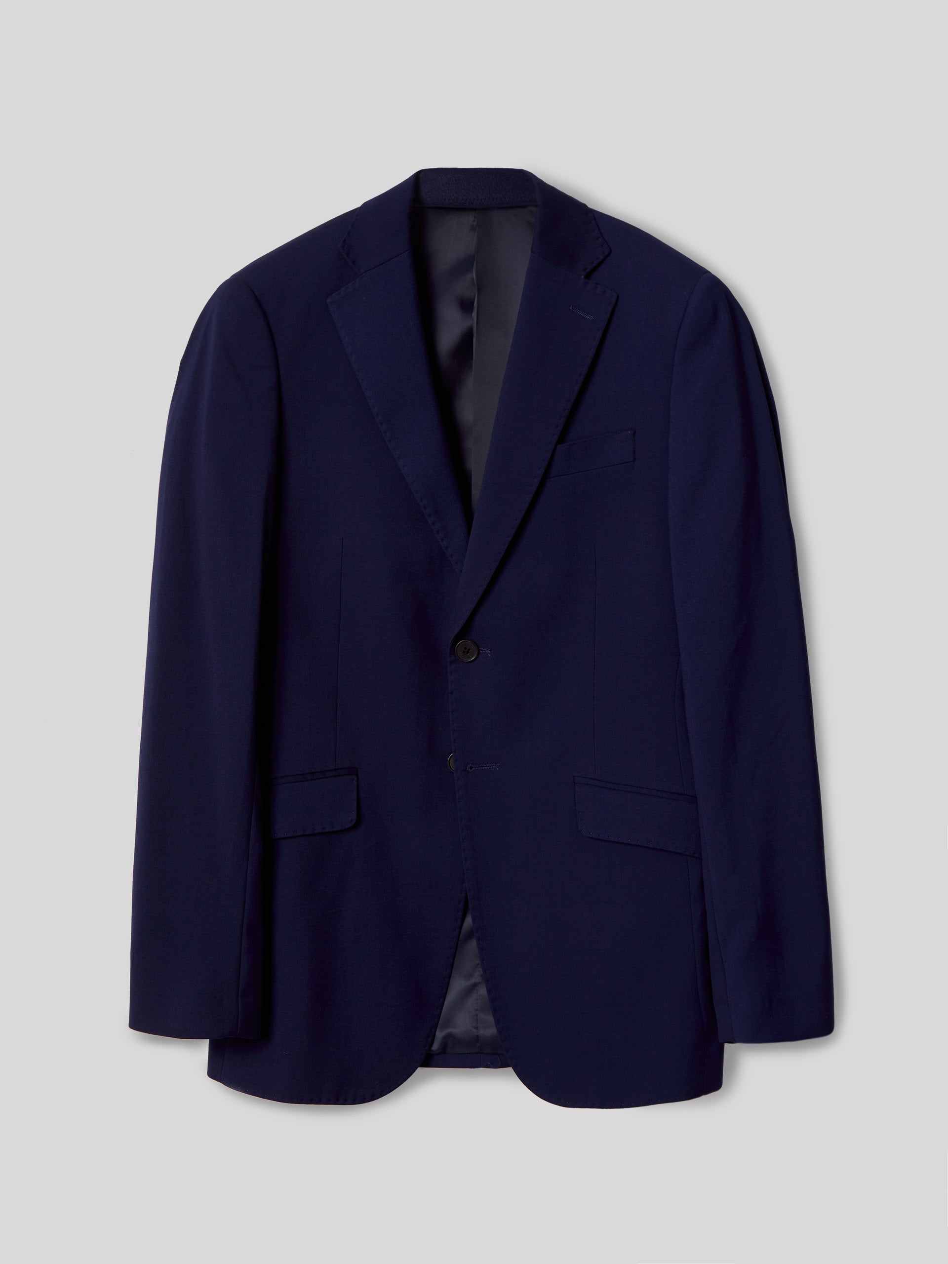 Essential medium blue suit jacket