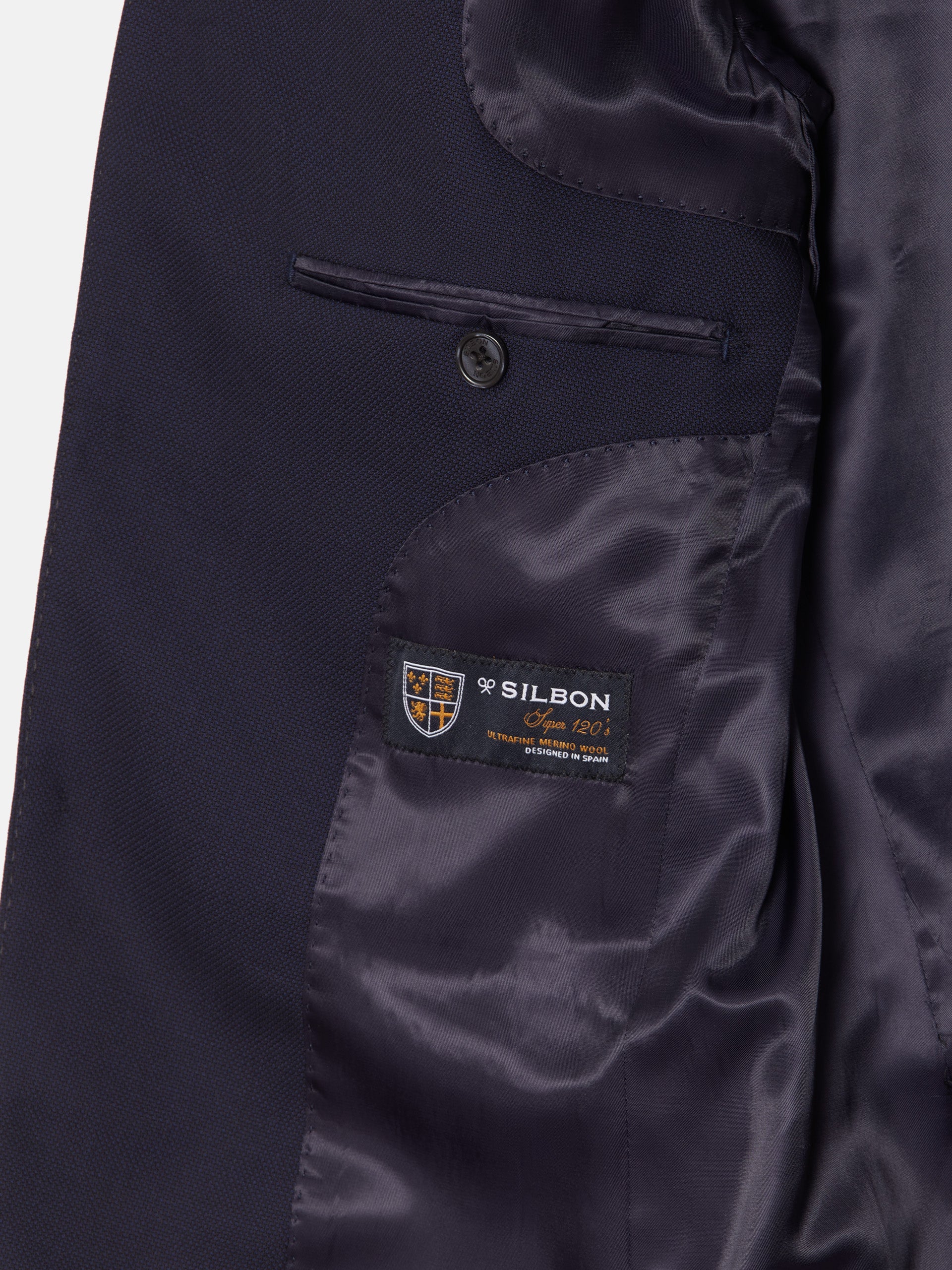 Veste de costume structurée bleu marine