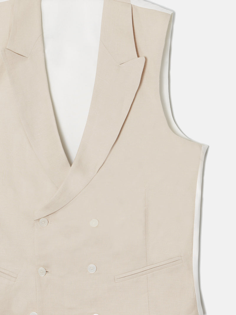 Gilet chaque classique gris perle