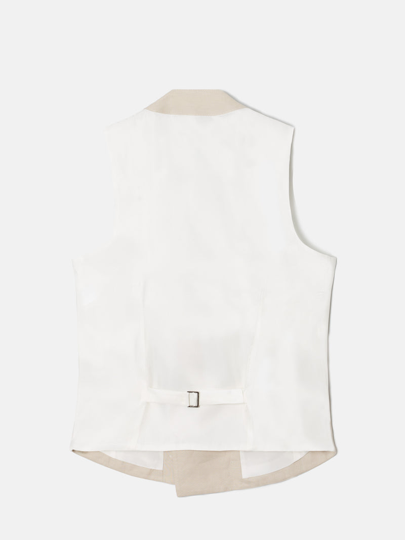 Gilet chaque classique gris perle