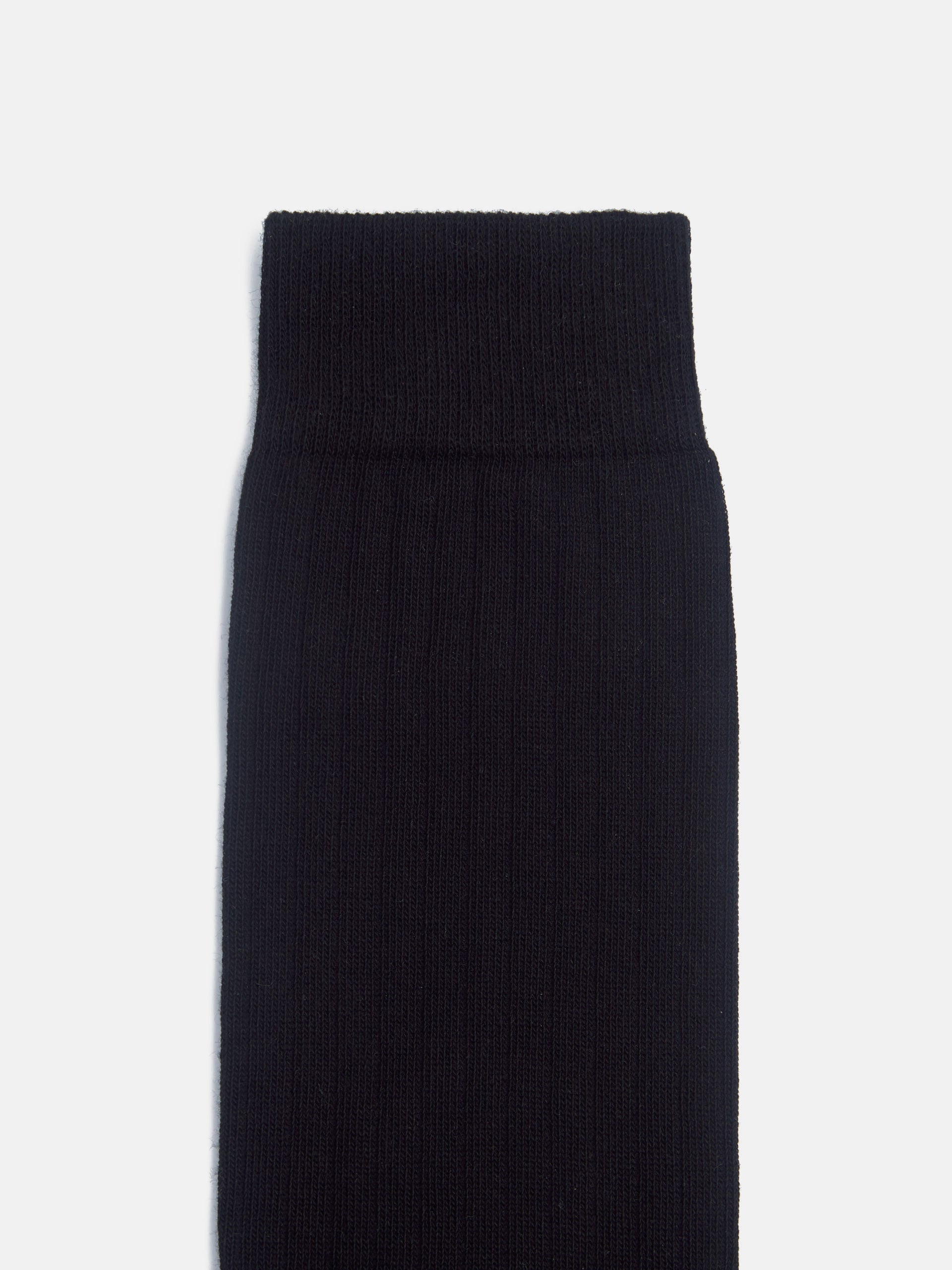 Black tailoring sock Silbon