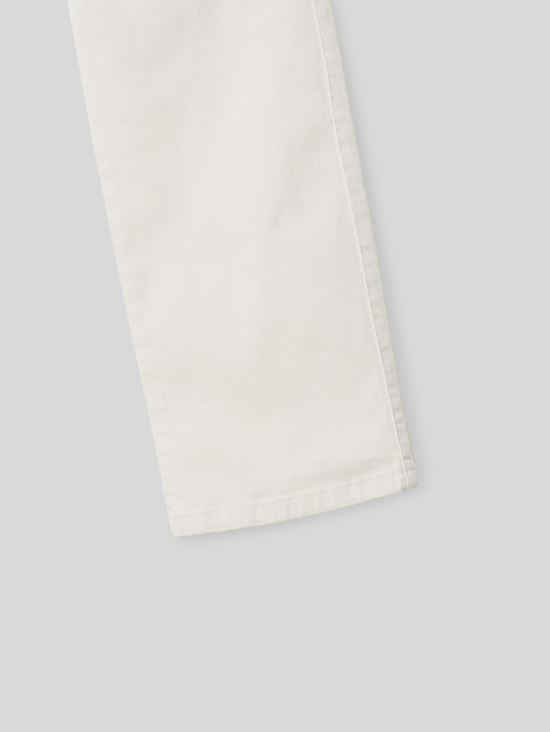 Pantalon woman culotte bolsillos crudo