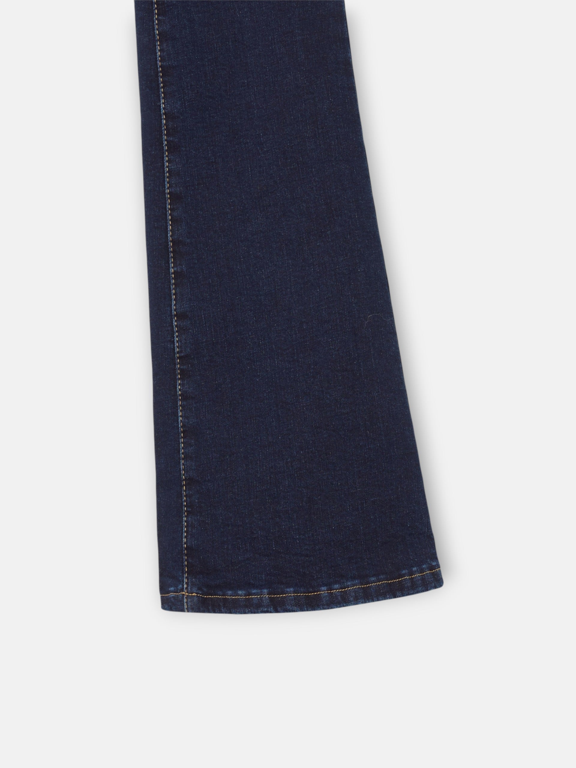 Calças de mulher boot cut azul-marinho