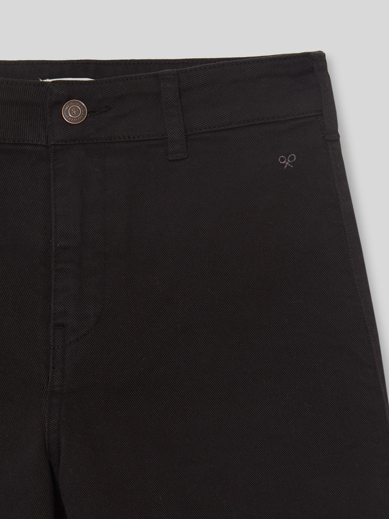Pantalon culotte negro