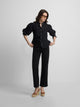Pantalon culotte negro