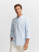 Camisa sport oxford cutaway celeste
