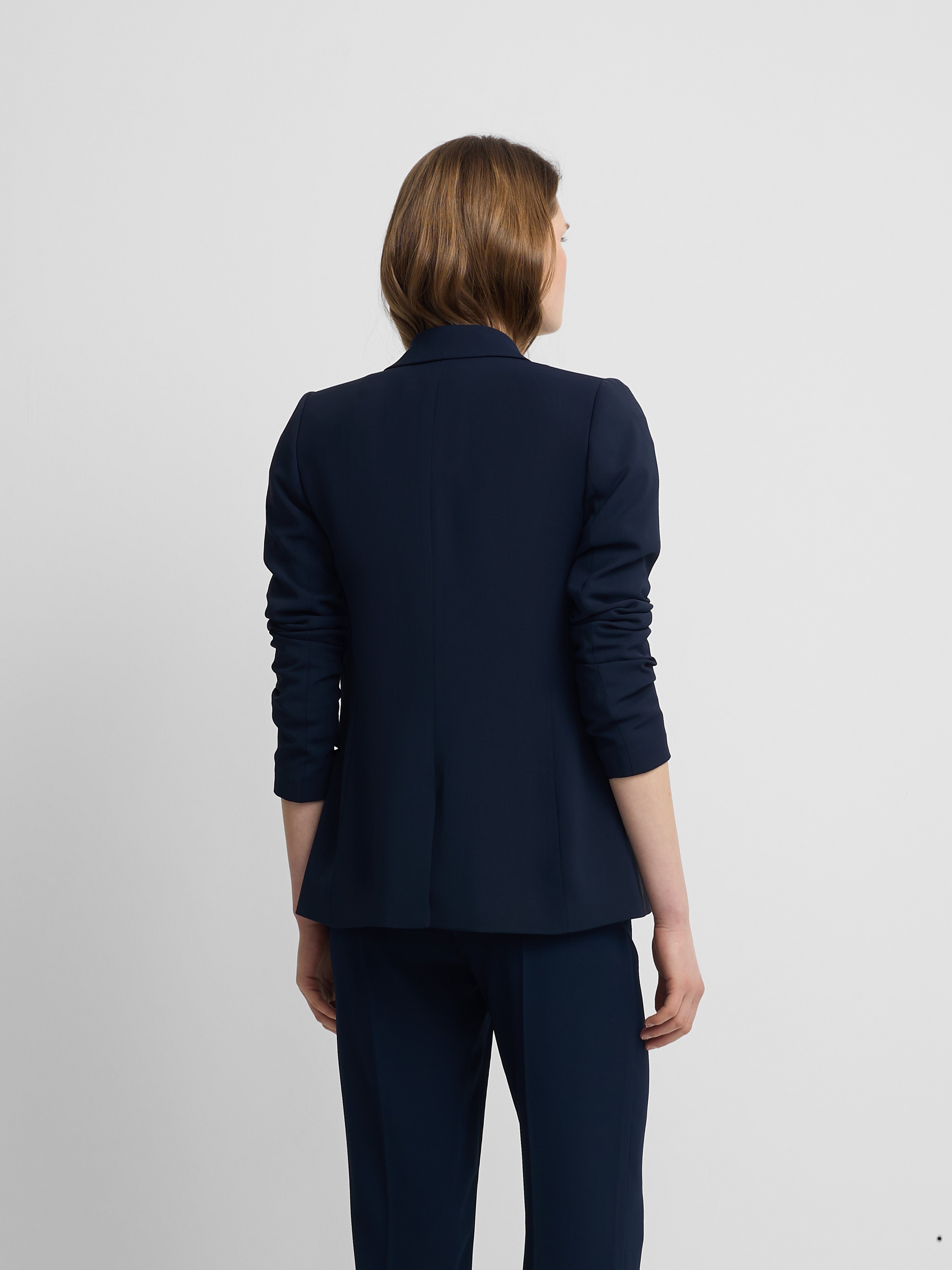 Veste blazer femme classique bleu marine
