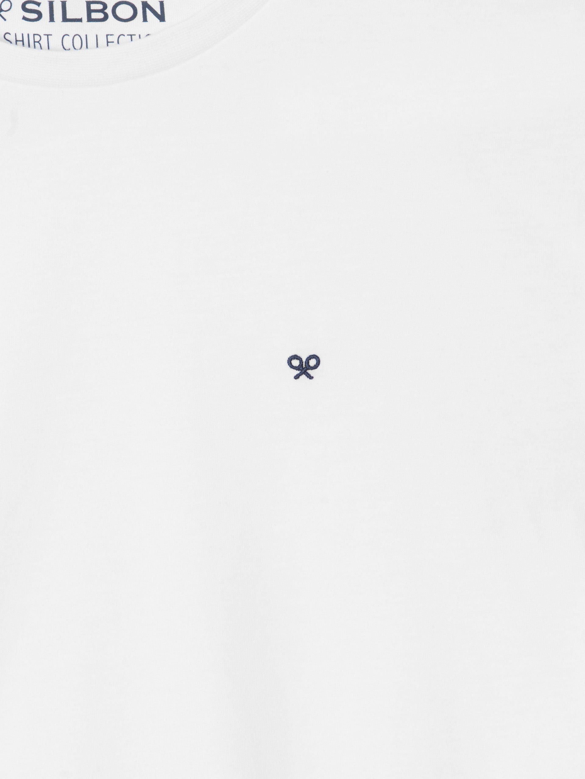 Silbon white minilogo t-shirt