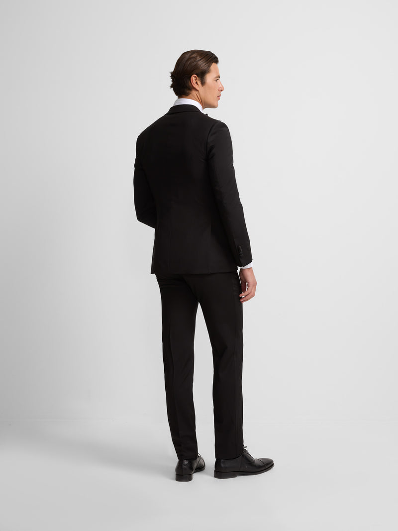 Classic black tuxedo blazer