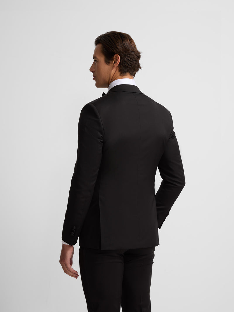 Classic black tuxedo blazer