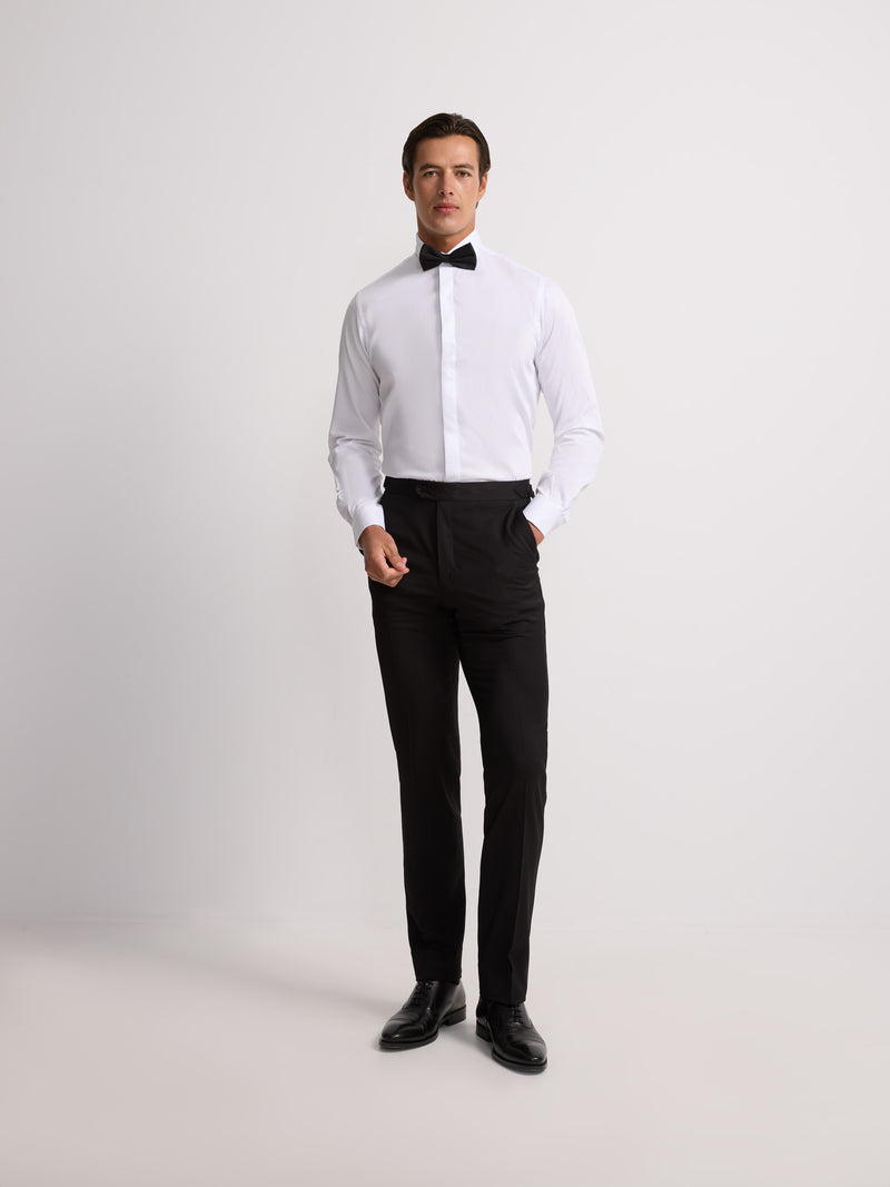 Classic black tuxedo trousers