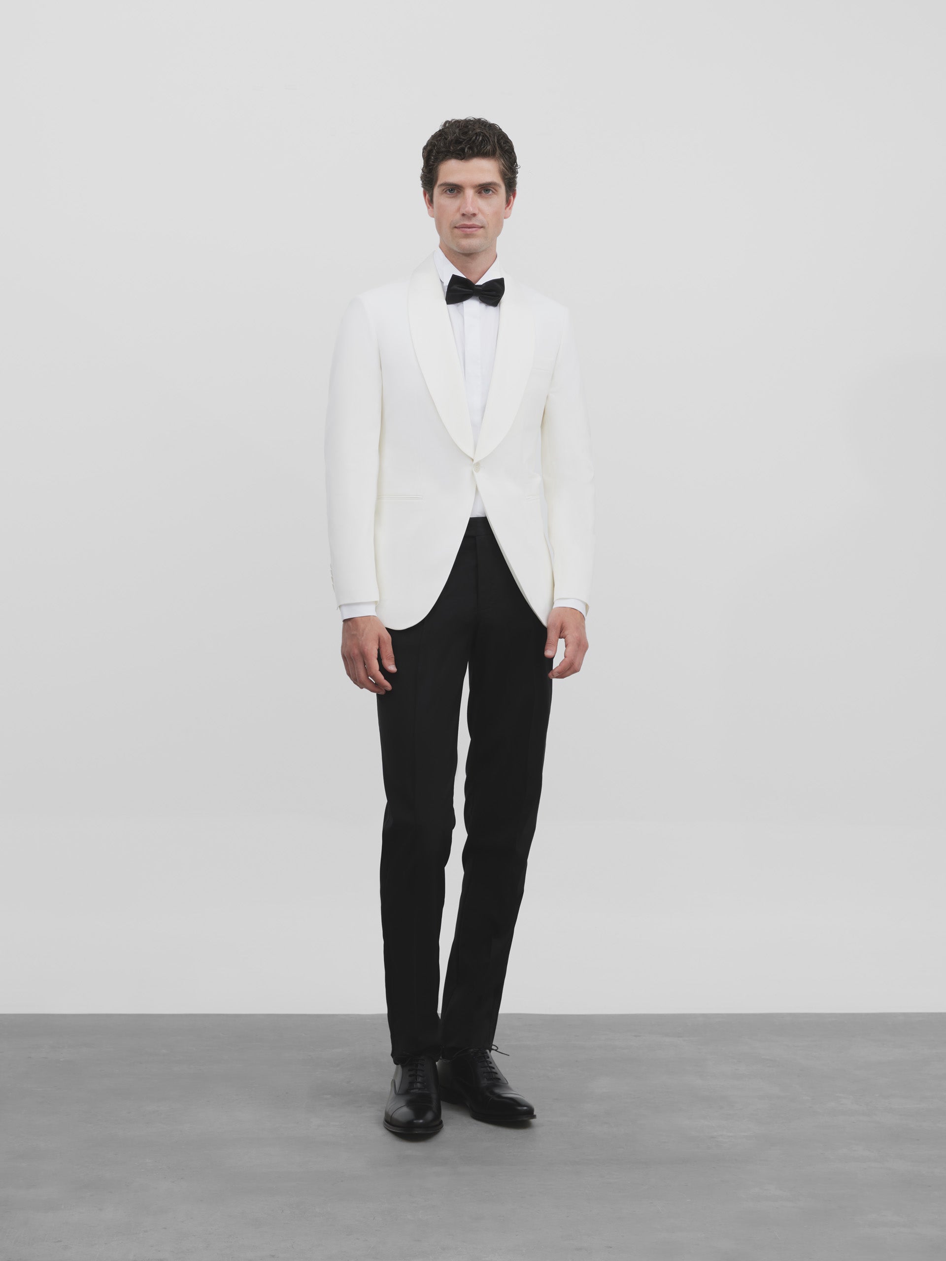 Veste de smoking blanche Silbon