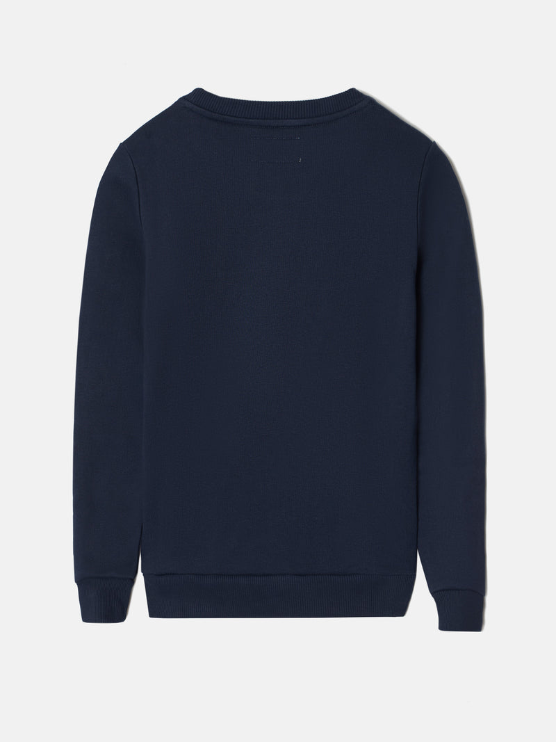 Sudadera silbon raqueta media azul marino