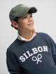 Kids navy blue half racket sweatshirt