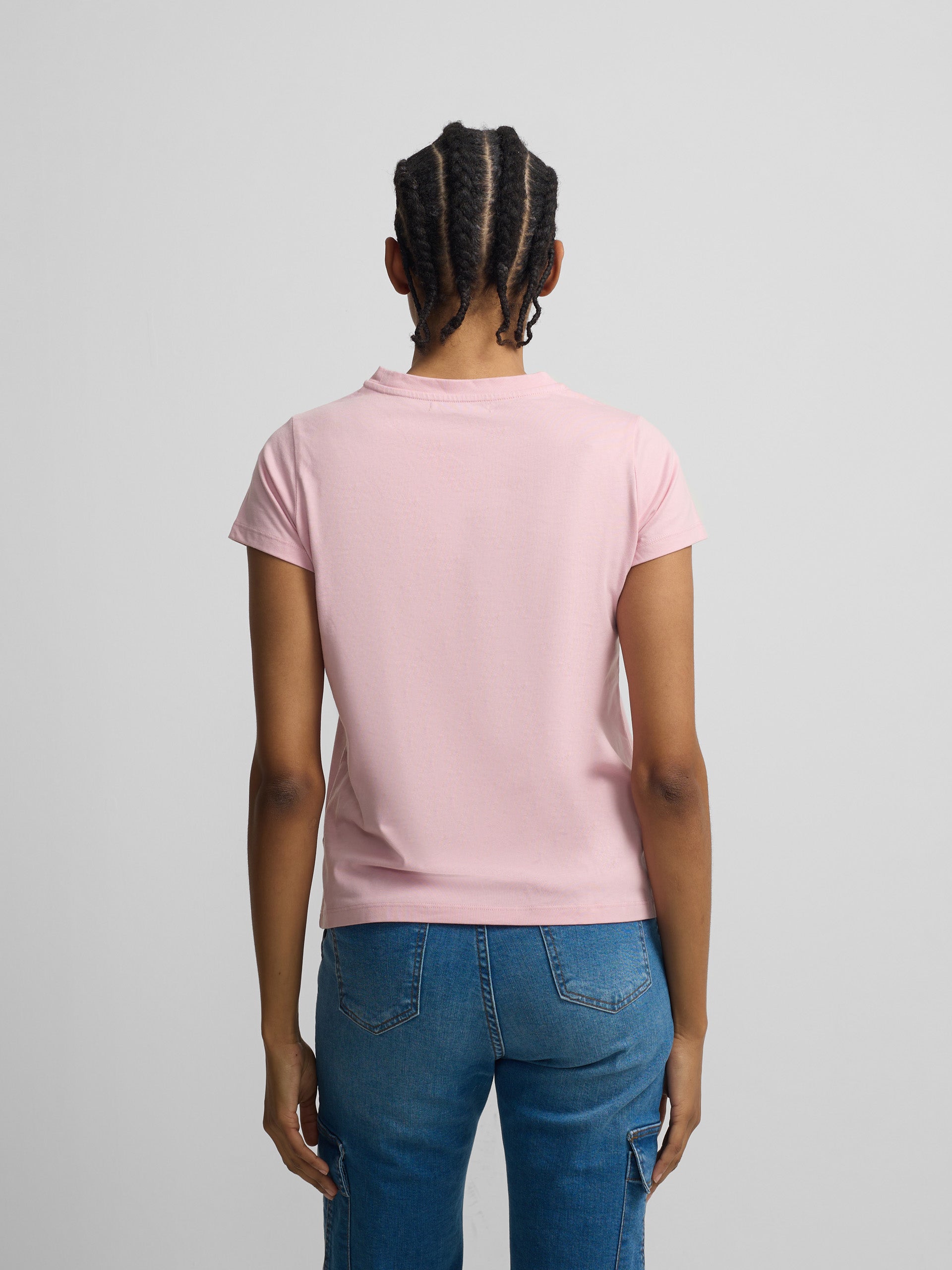 Classic light pink women's t-shirt