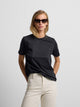 T-shirt femme sunny raquette noire