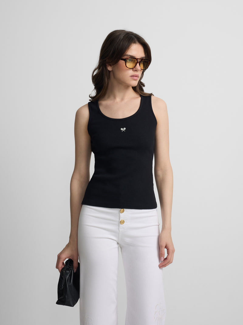 Débardeur femme noir