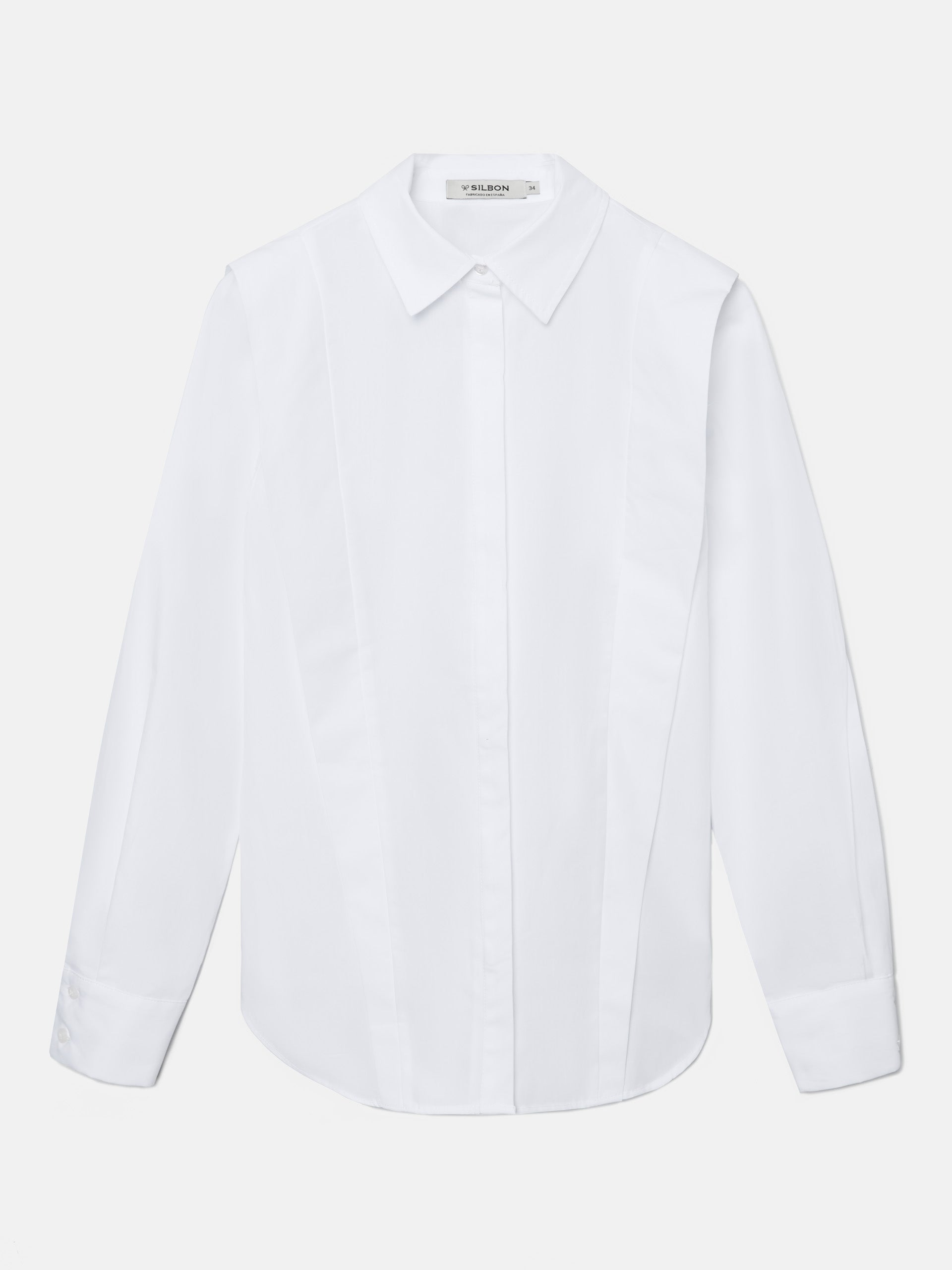Chemise blanche structurée