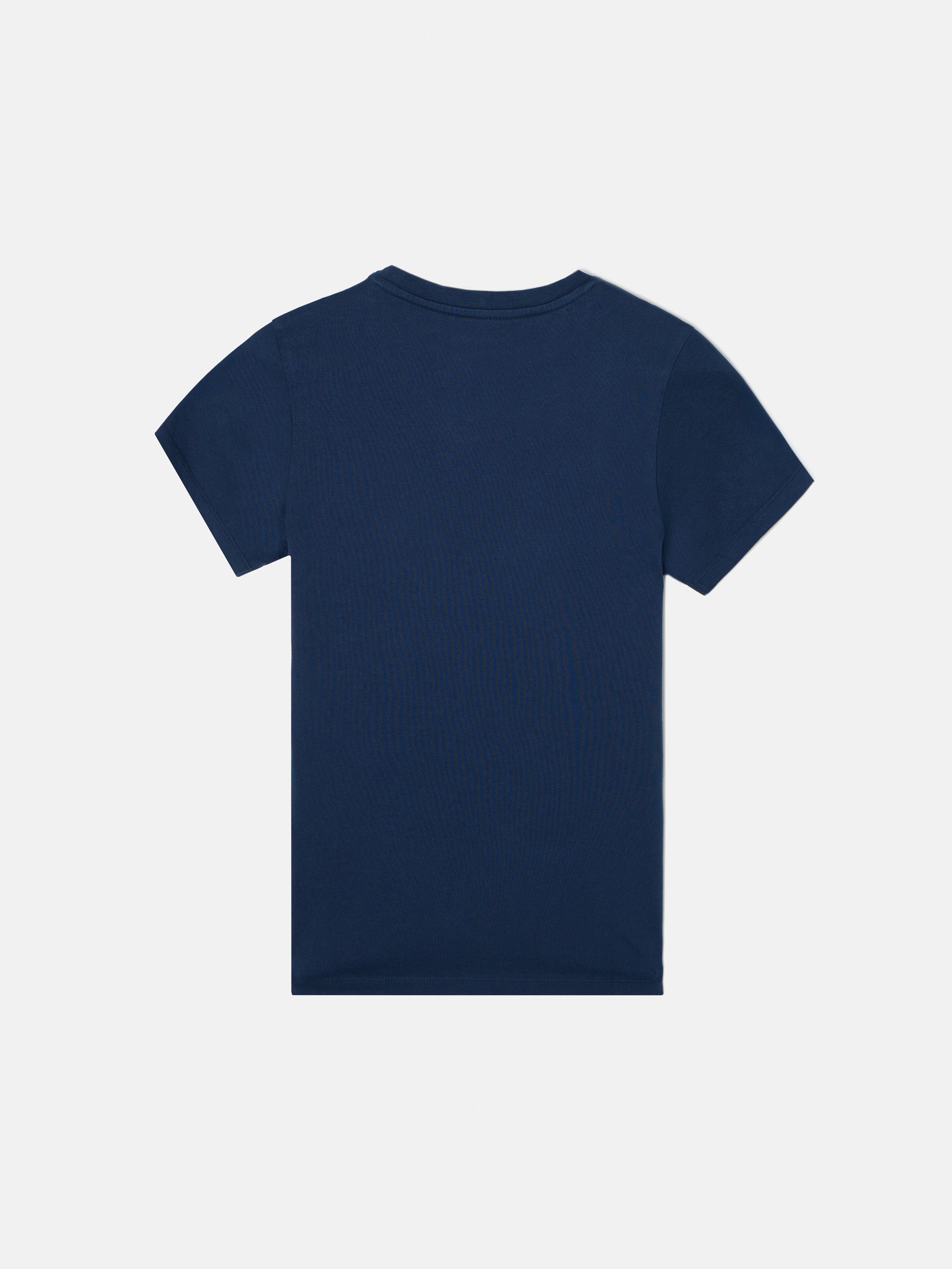 T-shirt kids minilogo azul-marinho