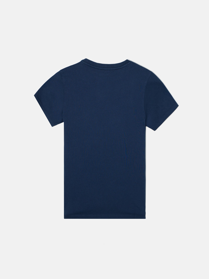 Camiseta kids minilogo azul marino