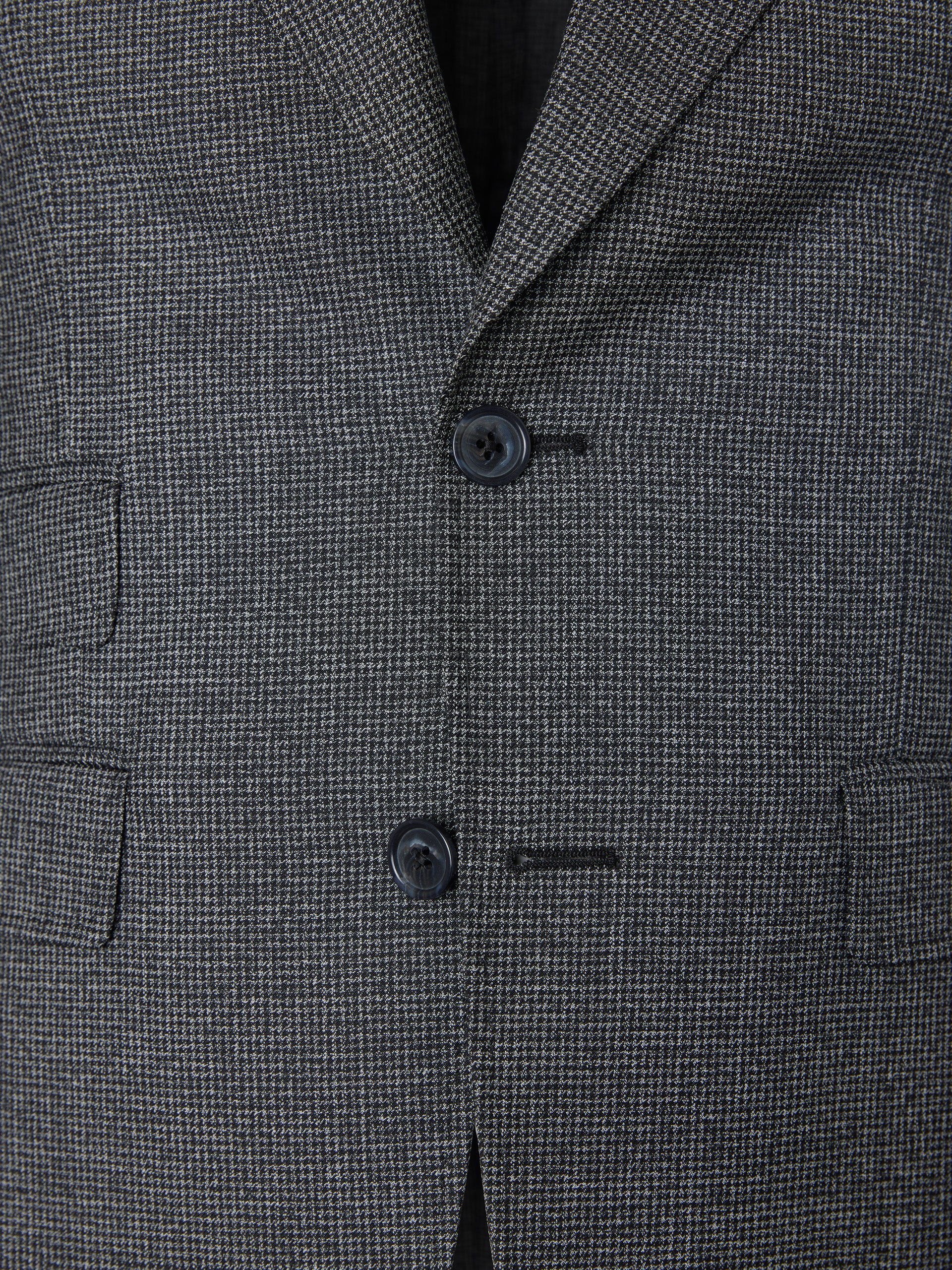Grey houndstooth suit jacket