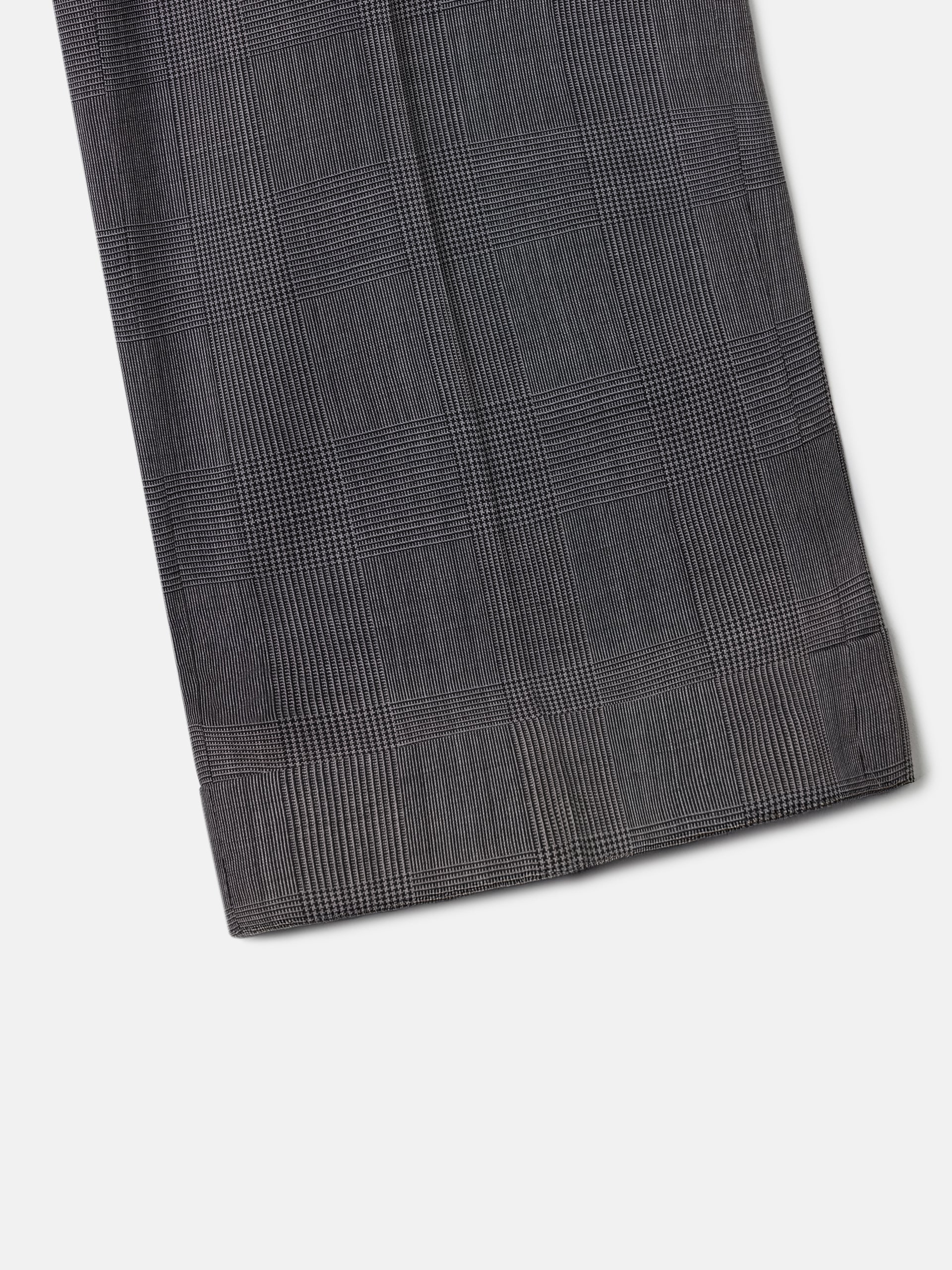 Pantalon traje clasico principe de gales gris