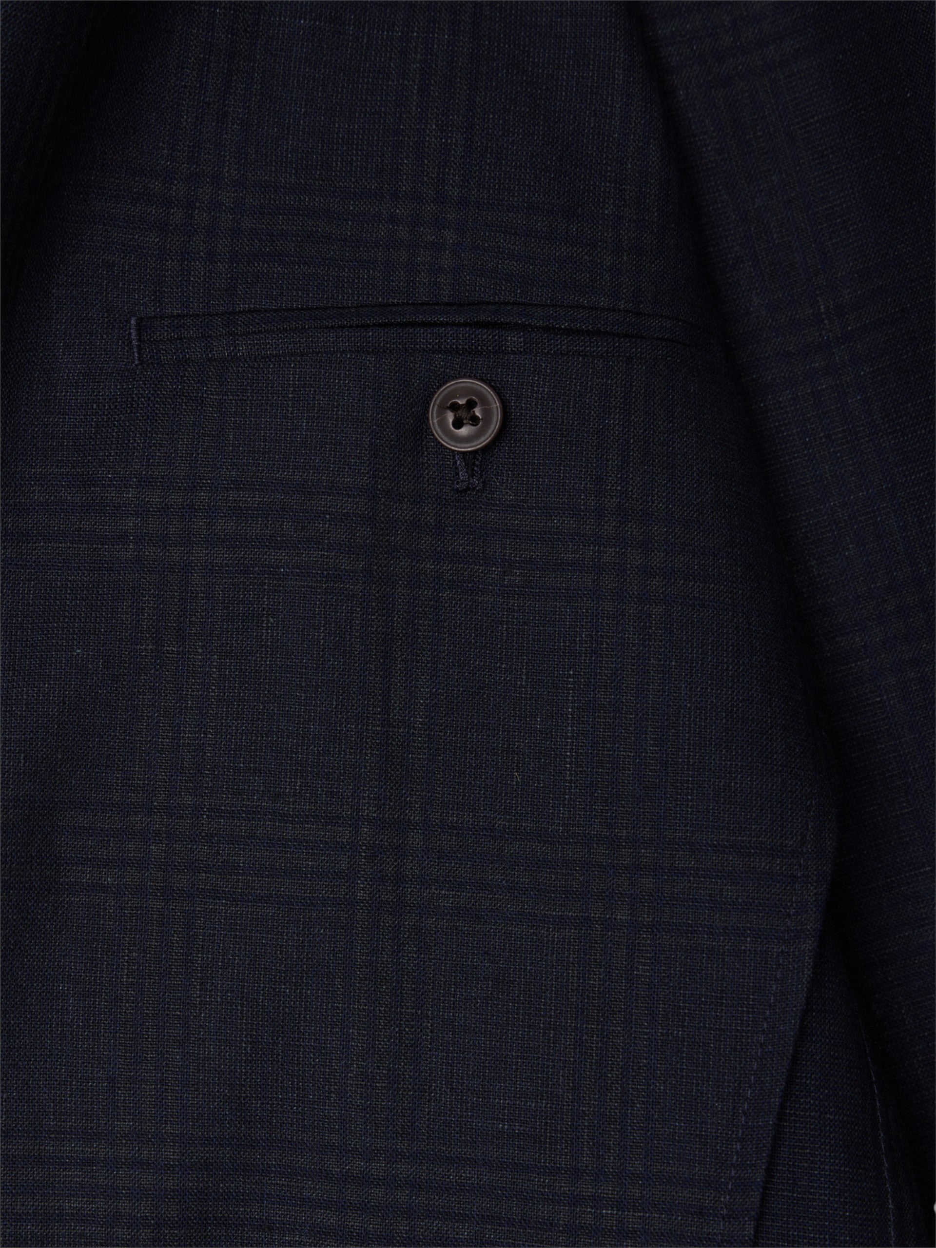 Blazer príncipe de Gales azul-marinho