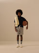 Bermuda de sport enfant grise