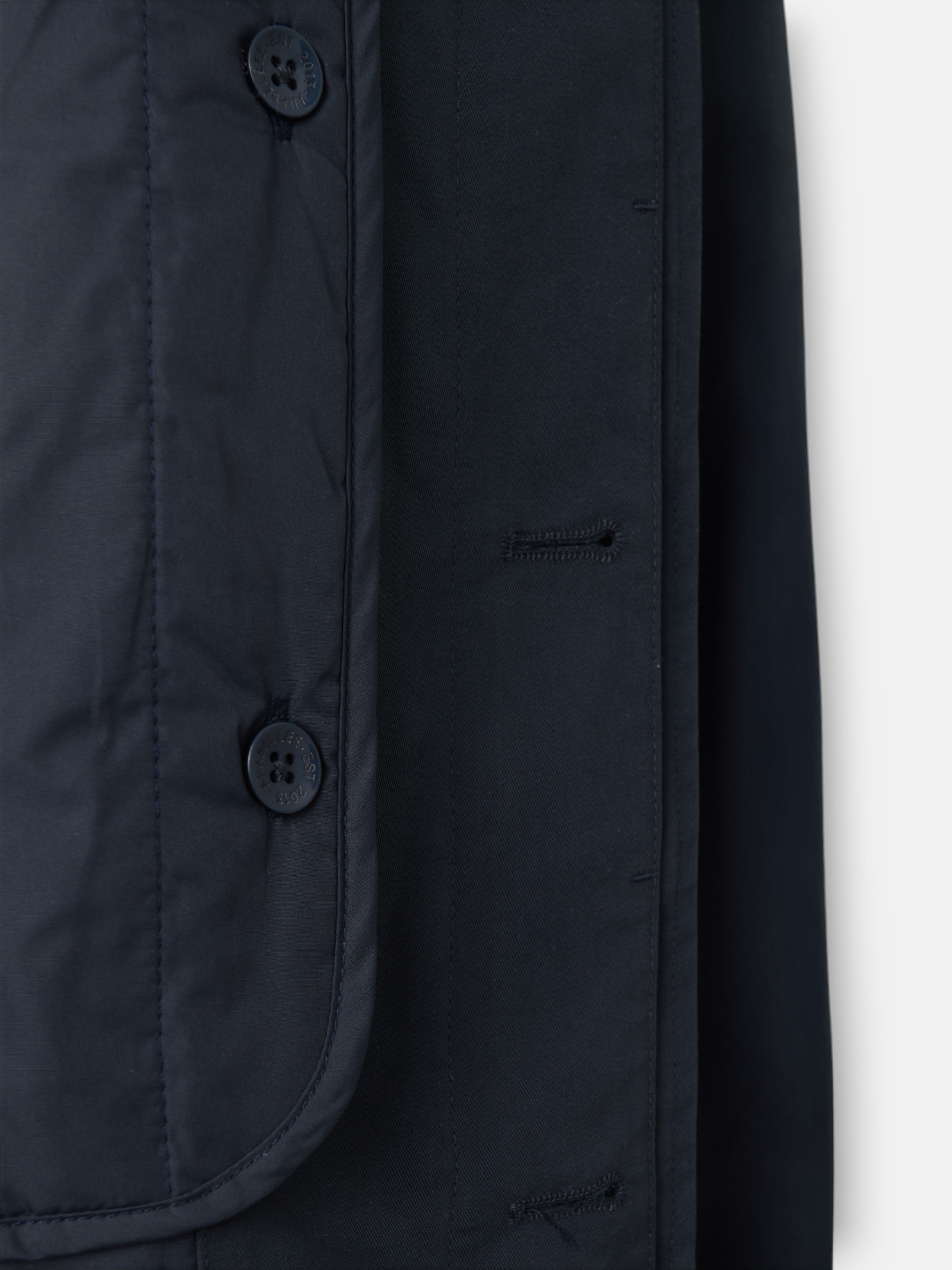Gabardina azul marino