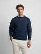 Sudadera raqueta relieve tono marino