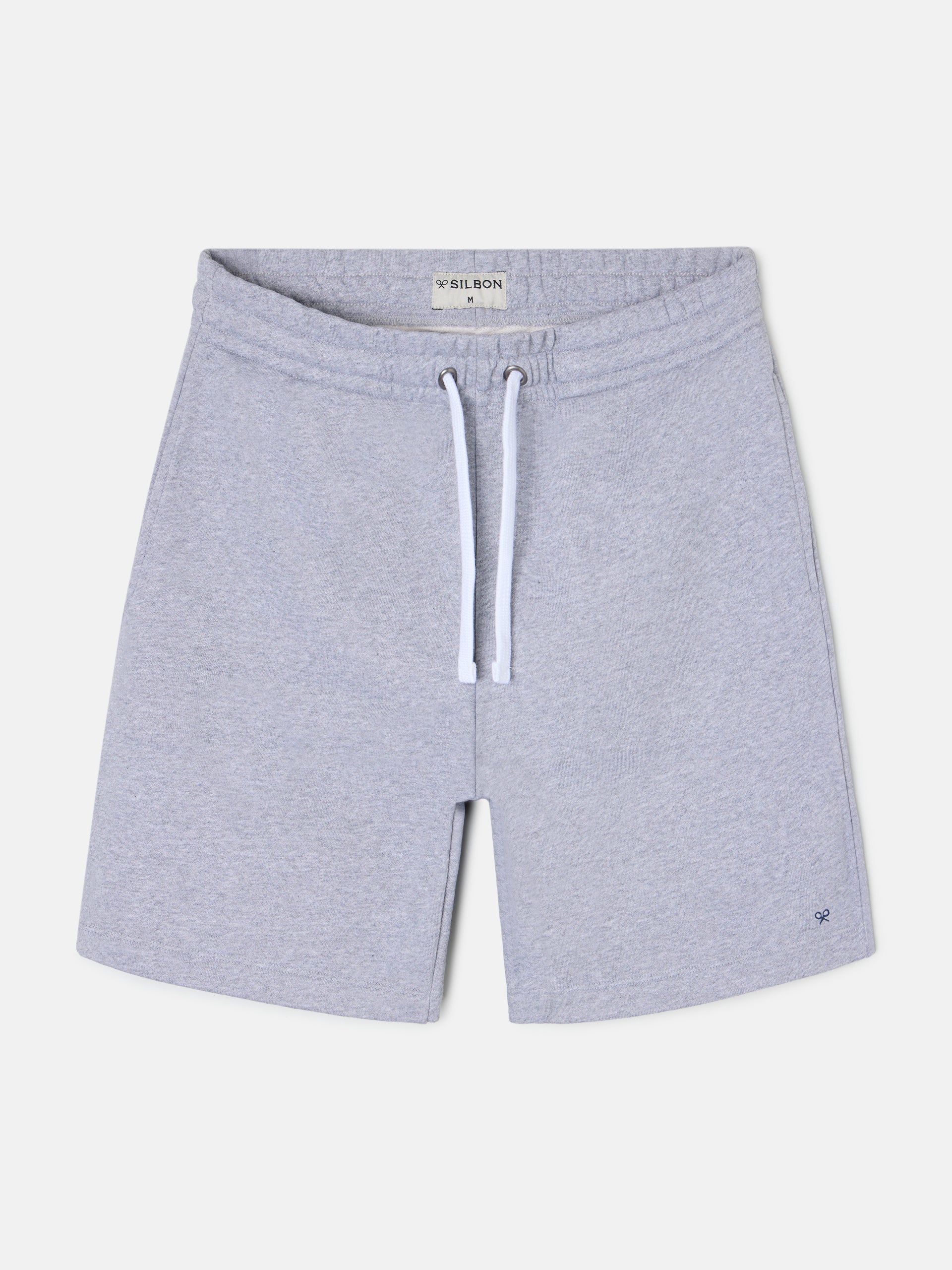 Bermuda deportiva gris