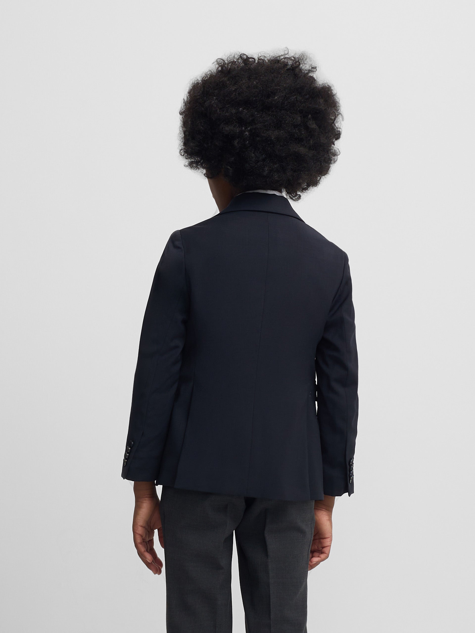Veste blazer classique enfant bleu marine