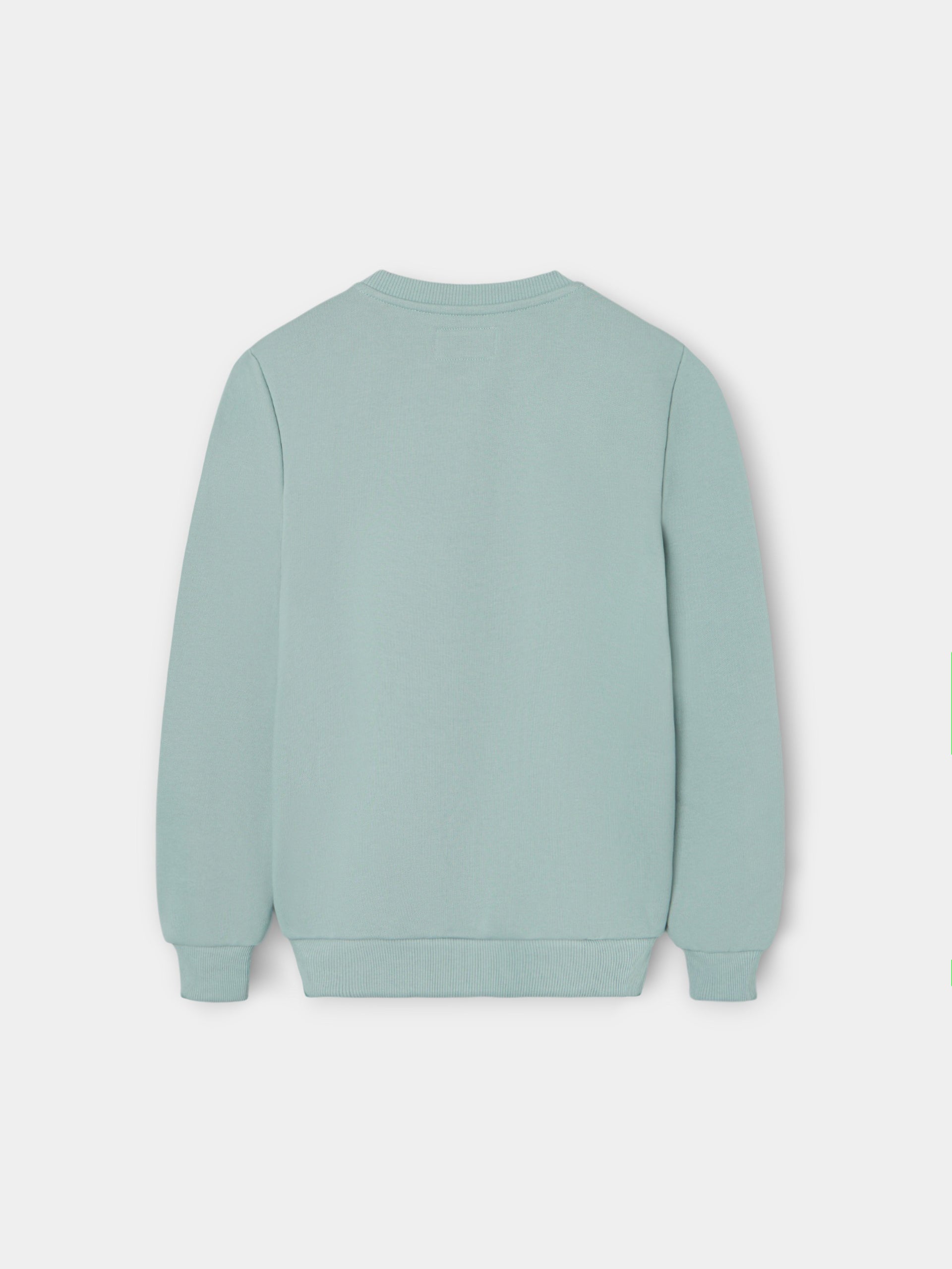 Sudadera kids minilogo verde