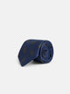 Corbata motivo rombo azul marino