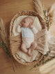 Babero baby miniraqueta azul celeste