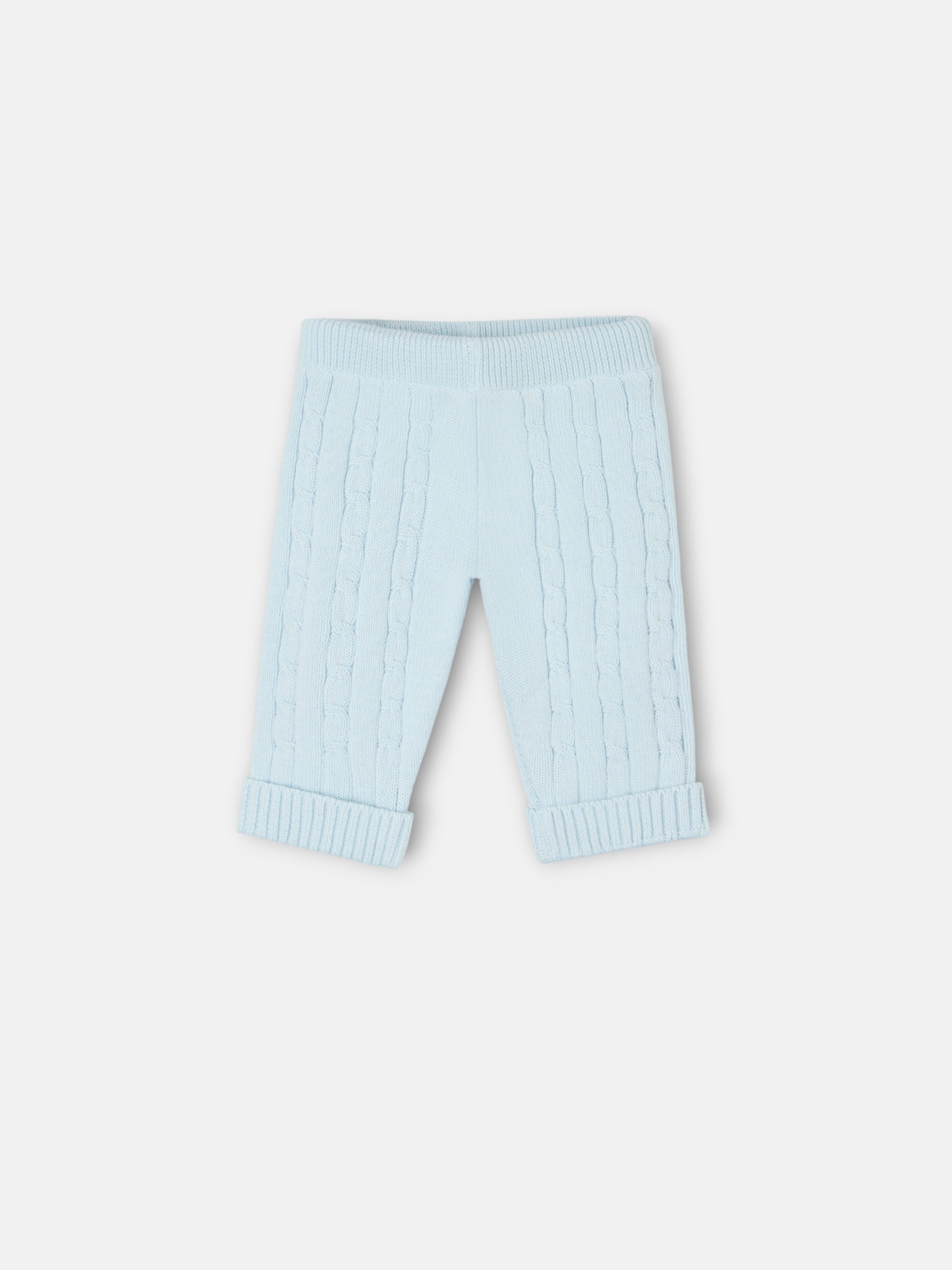 Conjunto ochos baby silbon azul celeste
